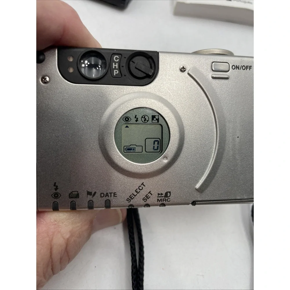 Canon ELPH 2 Digital Advantix Film Camera+New CR2 Battery+Manual+Case-TESTED